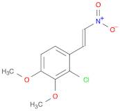 trans-2-Chloro-3,4-dimethoxy-β-nitrostyrene