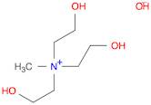 TRIS(2-HYDROXYETHYL)METHYLAMMONIUM HYDROXIDE