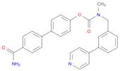 4'-Carbamoyl-[1,1'-biphenyl]-4-yl methyl(3-(pyridin-4-yl)benzyl)carbamate