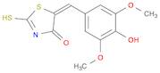 (5E)-5-(4-HYDROXY-3,5-DIMETHOXYBENZYLIDENE)-2-MERCAPTO-1,3-THIAZOL-4(5H)-ONE