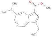 1-Azulenecarboxylic acid, 3-ethyl-7-(1-methylethyl)-, methyl ester