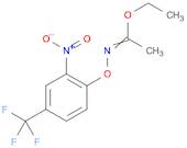 Ethanimidic acid, N-[2-nitro-4-(trifluoromethyl)phenoxy]-, ethyl ester