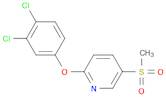 2-(3,4-DICHLOROPHENOXY)-5-(METHYLSULFONYL)-PYRIDINE