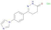 4,5-Dihydro-6-(p-imidazol-1-ylphenyl)-3(2H)-pyridazinone monohydrochloride