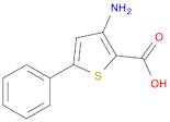 2-Thiophenecarboxylic acid, 3-amino-5-phenyl-