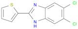 1H-Benzimidazole, 5,6-dichloro-2-(2-thienyl)-