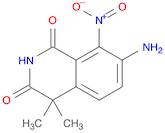 1,3(2H,4H)-Isoquinolinedione, 7-amino-4,4-dimethyl-8-nitro-