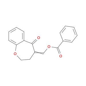 1-Benzoxepin-5(2H)-one, 4-[(benzoyloxy)methylene]-3,4-dihydro-