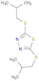 1,3,4-Thiadiazole, 2,5-bis[(2-methylpropyl)thio]-