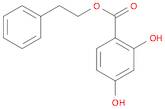 Benzoic acid, 2,4-dihydroxy-, 2-phenylethyl ester