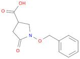 3-Pyrrolidinecarboxylic acid, 5-oxo-1-(phenylmethoxy)-