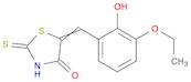 (5E)-5-(3-ETHOXY-2-HYDROXYBENZYLIDENE)-2-MERCAPTO-1,3-THIAZOL-4(5H)-ONE