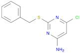 4-AMINO-2-(BENZYLTHIO)-6-CHLOROPYRIMIDINE