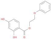 Benzoic acid, 2,4-dihydroxy-, 2-phenoxyethyl ester