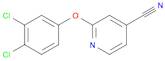 2-(3,4-DICHLOROPHENOXY)-4-PYRIDINECARBONITRILE