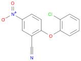 2-(2-CHLOROPHENOXY)-5-NITROBENZONITRILE