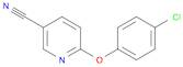 6-(4-CHLOROPHENOXY)NICOTINONITRILE