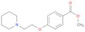 Benzoic acid, 4-[2-(1-piperidinyl)ethoxy]-, methyl ester