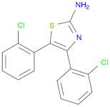 2-Thiazolamine, 4,5-bis(2-chlorophenyl)-