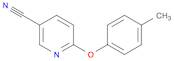 6-(4-METHYLPHENOXY)-3-PYRIDINECARBONITRILE