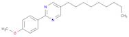 Pyrimidine, 2-(4-methoxyphenyl)-5-nonyl-