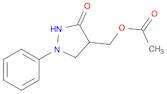 3-Pyrazolidinone, 4-[(acetyloxy)methyl]-1-phenyl-