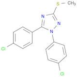 1,5-Bis(4-chlorophenyl)-3-(methylthio)-1H-1,2,4-triazole