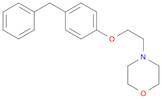 Morpholine, 4-(2-(4-(phenylmethyl)phenoxy)ethyl)-