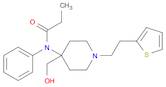 N-(4-(HYDROXYMETHYL)-1-(2-(2-THIENYL)ETHYL)-PIPERIDIN-4-YL)-N-PHENYLPRO PANAMIDE