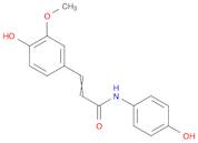 2-Propenamide, 3-(4-hydroxy-3-methoxyphenyl)-N-(4-hydroxyphenyl)-