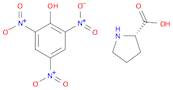 L-Proline, compd. with 2,4,6-trinitrophenol (1:1)