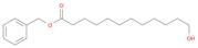 Dodecanoic acid, 12-hydroxy-, phenylmethyl ester