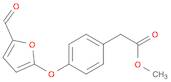 METHYL 2-[4-[(5-FORMYL-2-FURYL)OXY]PHENYL]ACETATE