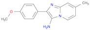 Imidazo[1,2-a]pyridin-3-amine, 2-(4-methoxyphenyl)-7-methyl-