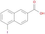 2-Naphthalenecarboxylic acid, 5-iodo-