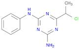 6-(1-CHLOROETHYL)-N-PHENYL-1,3,5-TRIAZINE-2,4-DIAMINE