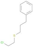 Benzene, [3-[(2-chloroethyl)thio]propyl]-