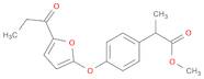 METHYL 2-[4-[(5-PROPANOYL-2-FURYL)OXY]PHENYL]PROPANOATE