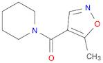 1-((5-Methyl-4-isoxazolyl)carbonyl)piperidine