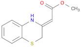 Acetic acid, 2H-1,4-benzothiazin-3(4H)-ylidene-, methyl ester, (2Z)-