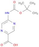 5-((tert-Butoxycarbonyl)amino)pyrazine-2-carboxylic acid