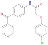 2-(4-Chlorophenoxy)-N-(4-isonicotinoylphenyl)acetamide