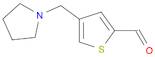 4-(PYRROLIDIN-1-YLMETHYL)THIOPHENE-2-CARBALDEHYDE