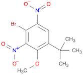 Benzene, 2-bromo-5-(1,1-dimethylethyl)-4-methoxy-1,3-dinitro-