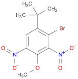 Benzene, 2-bromo-1-(1,1-dimethylethyl)-4-methoxy-3,5-dinitro-