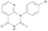 Pyrido[2,3-d]pyrimidin-4(1H)-one,1-(4-bromophenyl)-2,3-dihydro-2-thioxo-