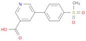 5-[4-(METHYLSULFONYL)PHENYL]NICOTINIC ACID