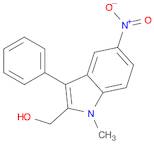 1H-Indole-2-methanol, 1-methyl-5-nitro-3-phenyl-