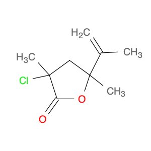2(3H)-Furanone, 3-chlorodihydro-3,5-dimethyl-5-(1-methylethenyl)-