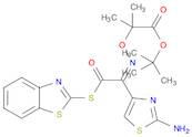 (Z)-tert-Butyl 2-(((1-(2-aminothiazol-4-yl)-2-(benzo[d]thiazol-2-ylthio)-2-oxoethylidene)amino)o...